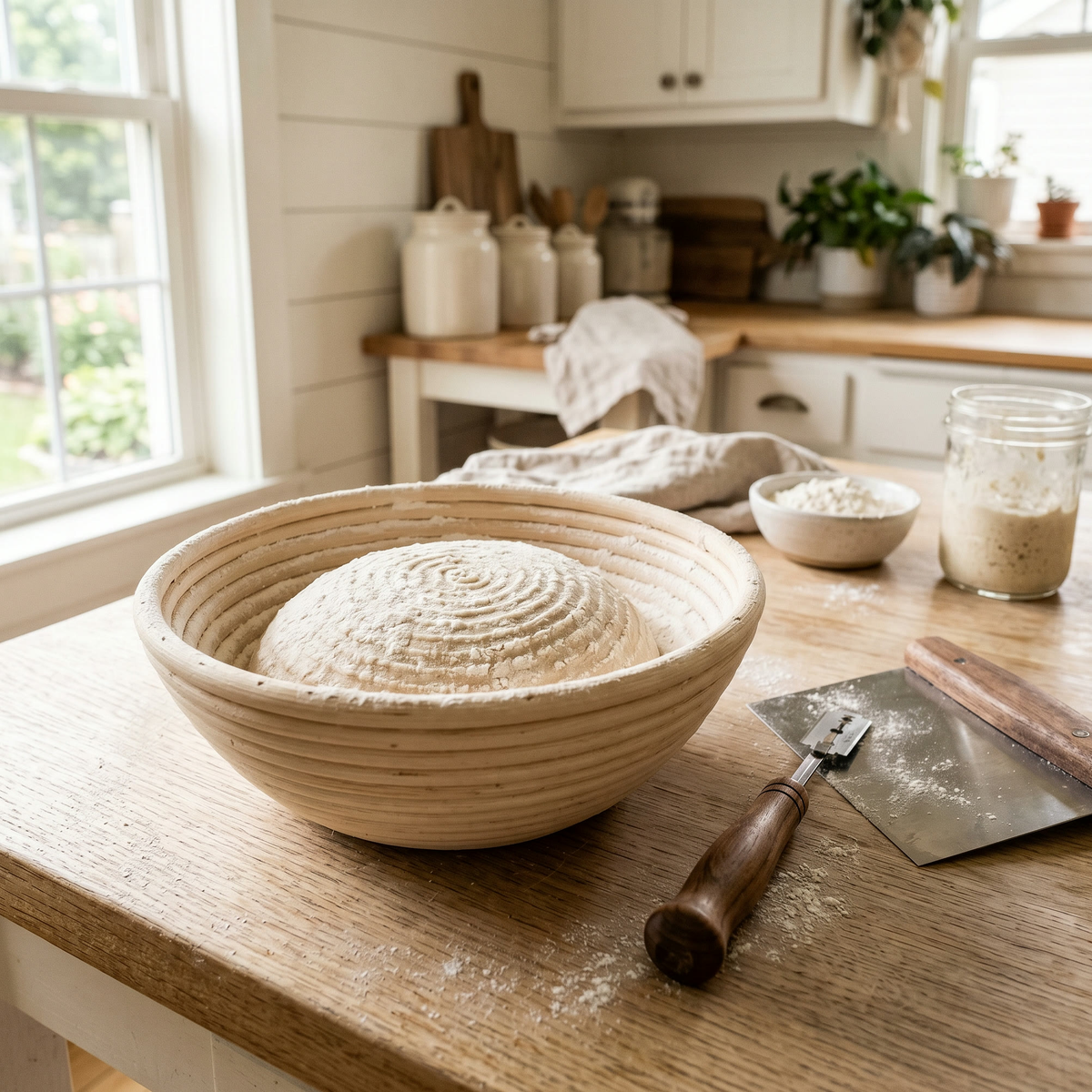 Sourdough Baker's Kit — Banneton, Lame & Dough Scraper