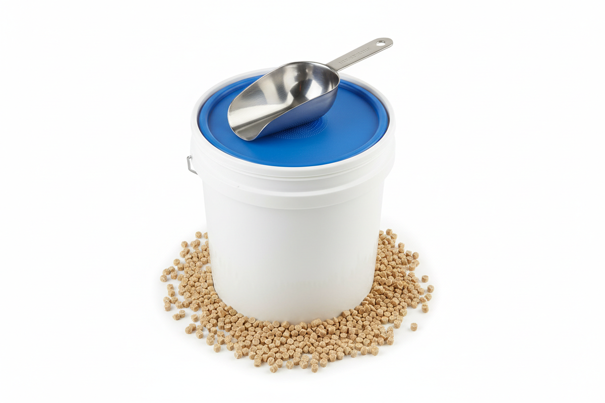 Ametza Pellet Scoop & 5 Gallon Airtight Storage Combo
